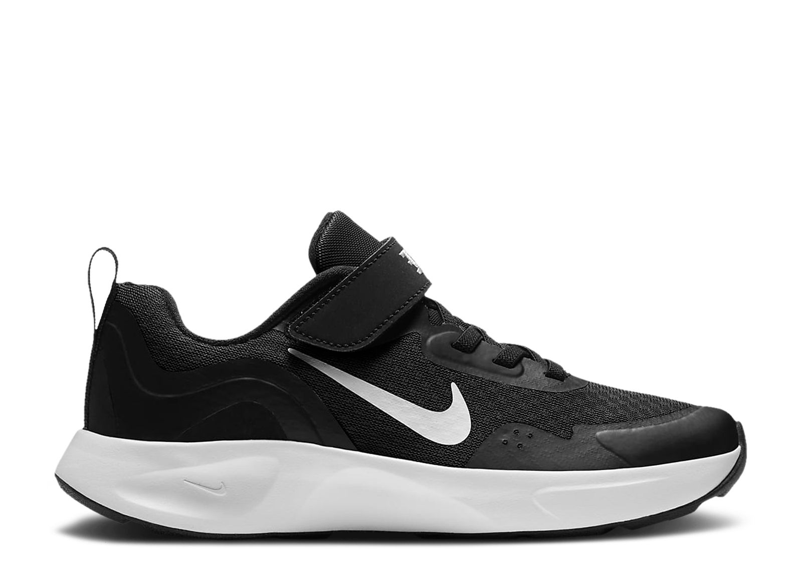Кроссовки Nike Wearallday Ps 'Black White', черный кроссовки bp nike wearallday sports shoes black white grey cj3817 011 черный