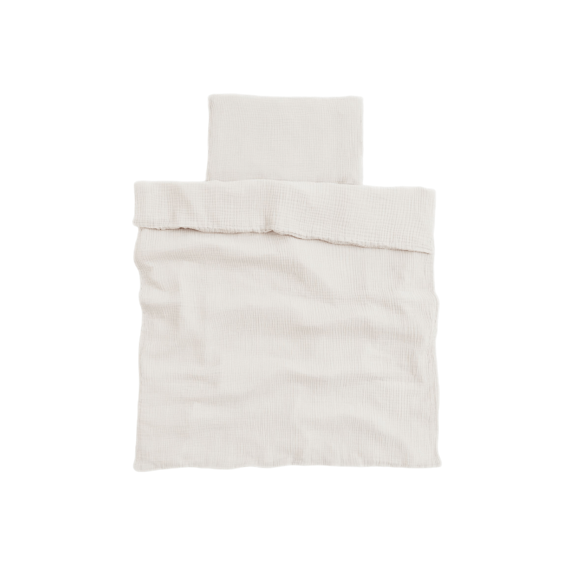 Комплект постельного белья из кисеи детский H&M Home, серый