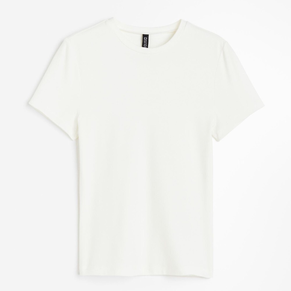 

Футболка H&M Fitted, белый