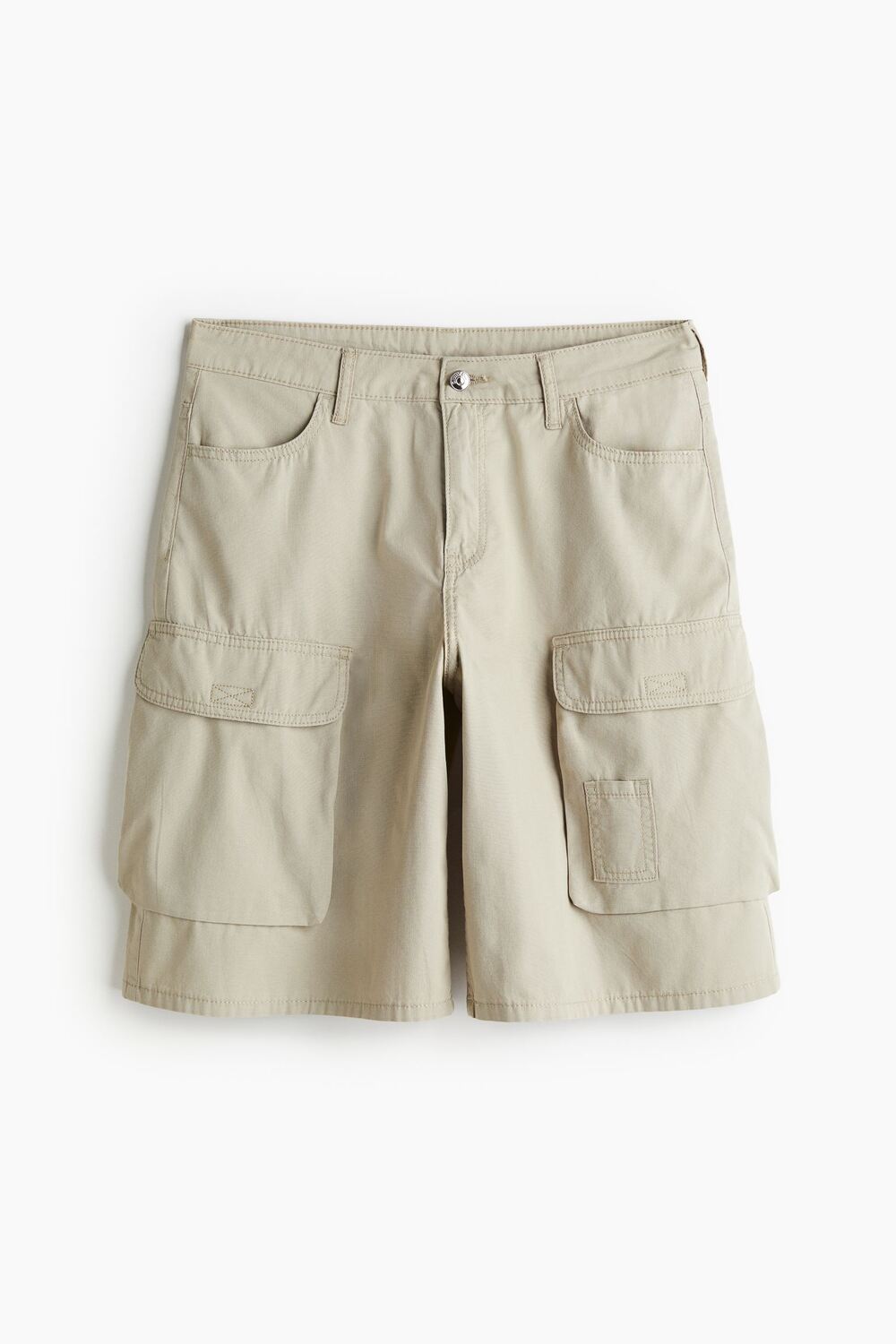 

Шорты H&M Canvas Cargo, хаки
