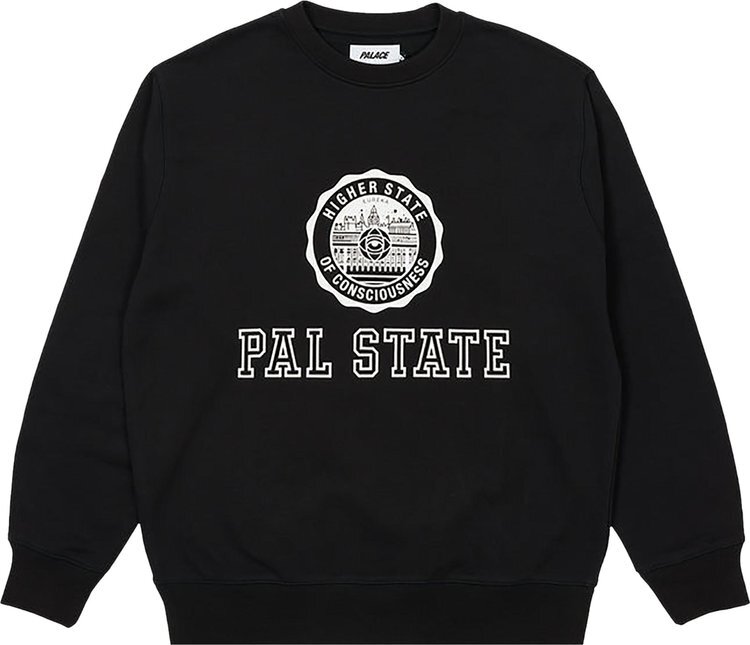 

Толстовка Palace Pal State Crew 'Black', черный
