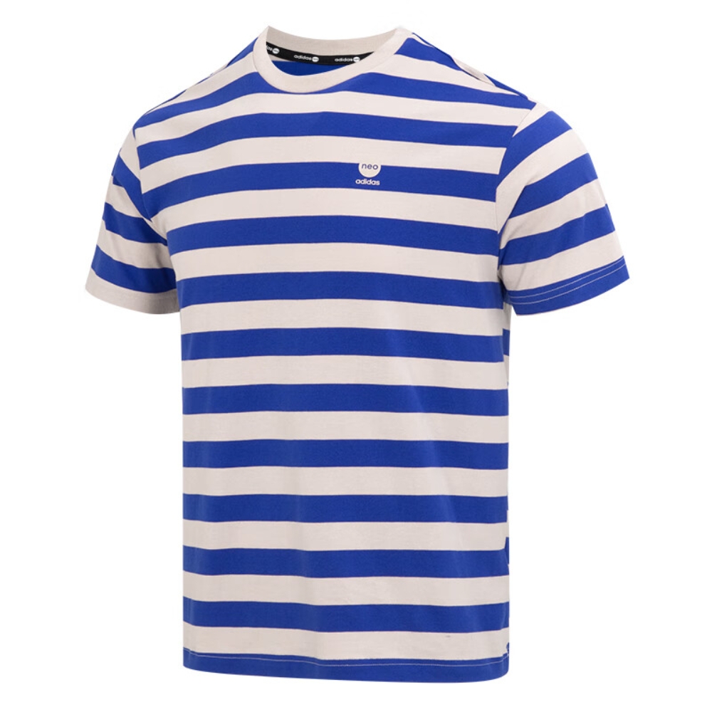 Футболка Adidas Essentials Short-sleeved Sports, синий/кремовый пижама uniqlo satin short sleeved кремовый