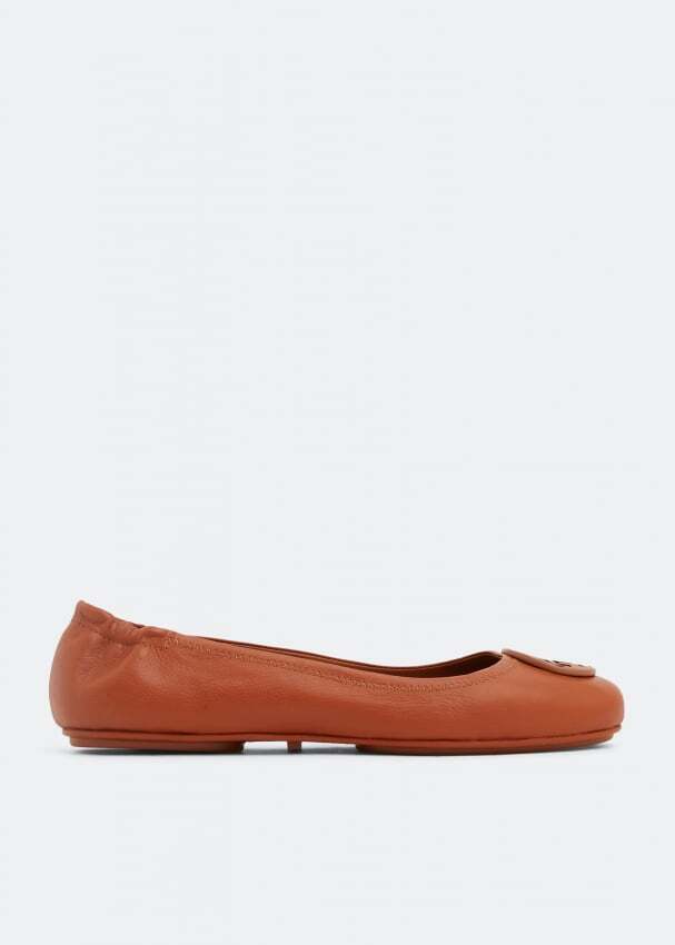 

Балетки TORY BURCH Minnie ballet flats, коричневый