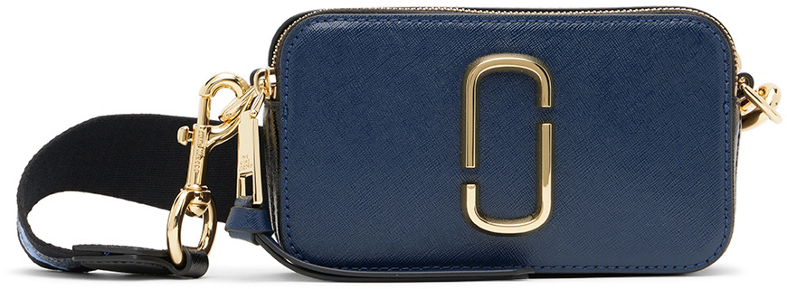 

Темно-синяя сумка на плечо The Snapshot Marc Jacobs, Синий