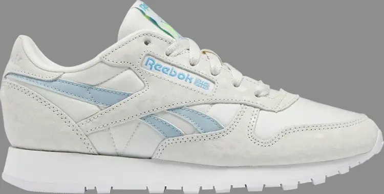 

Кроссовки wmns classic leather 'pure grey white' Reebok, серый