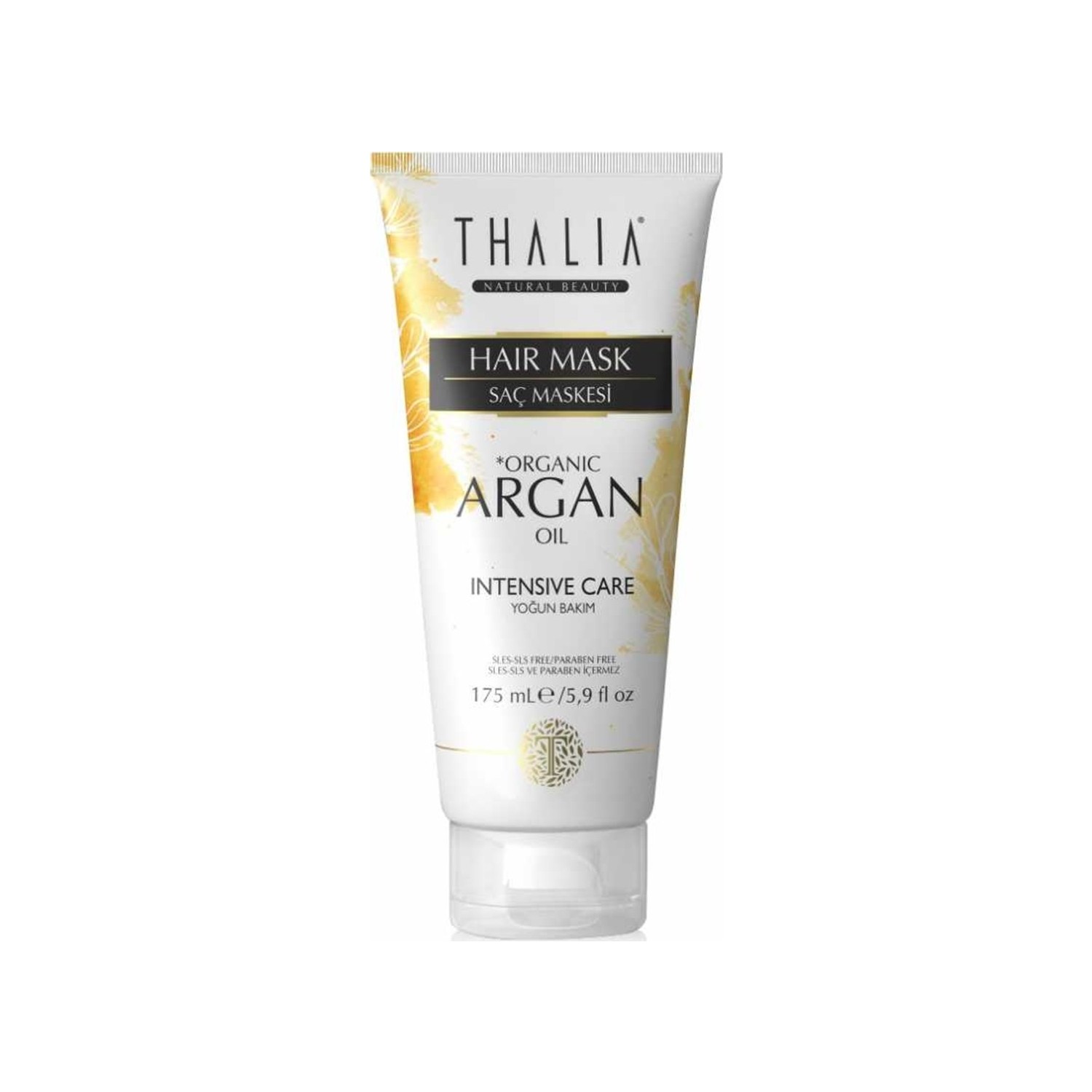 Маска для ухода за волосами Thalia с органическим аргановым маслом, 175 мл масло для ухода за волосами thalia argan jojoba 75 мл