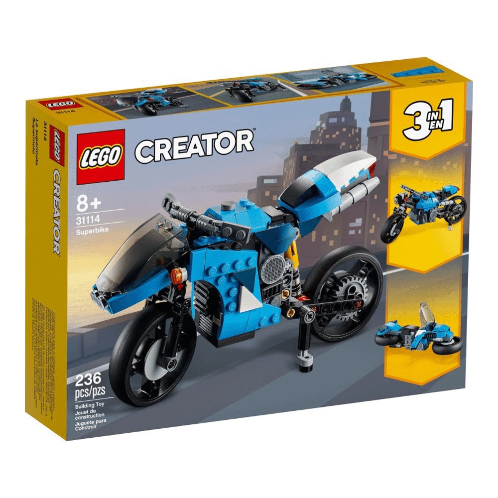 Конструктор LEGO Creator 31114 Супербайк конструктор lego creator колесо обозрения