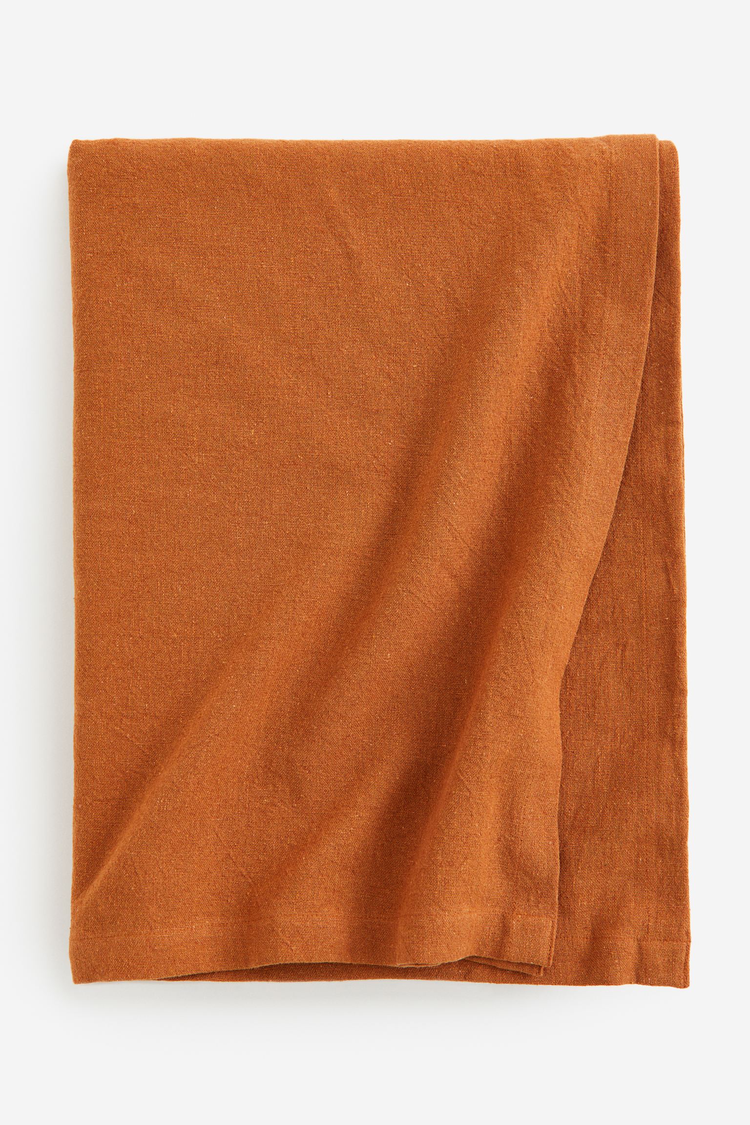 Скатерть H&M Home Linen-blend, коричневый