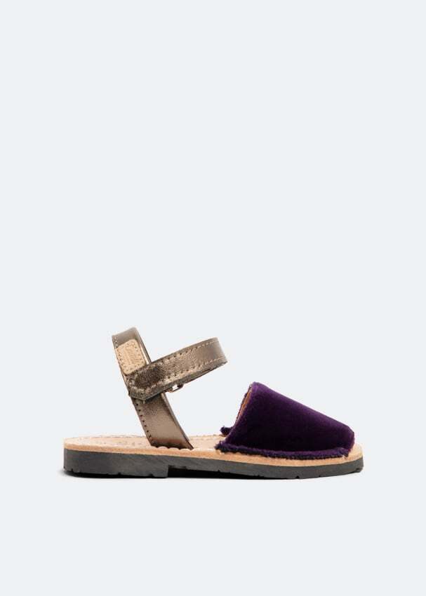 

Сандалии CASTELL Velvet sandals, фиолетовый