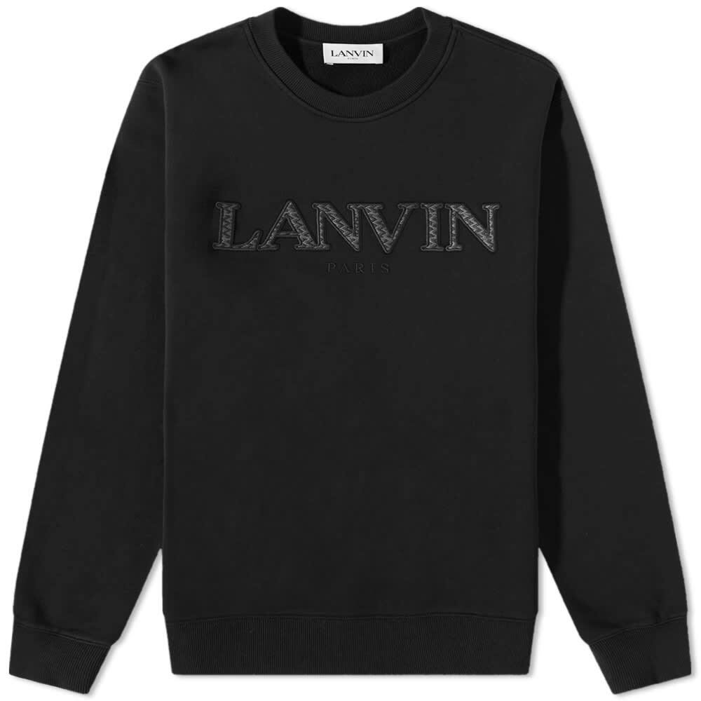 

Толстовка Lanvin Curb Logo Crew Sweat, Черный