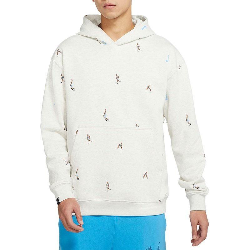

Худи Nike Air Jordan Sports Hooded, белый/мультиколор