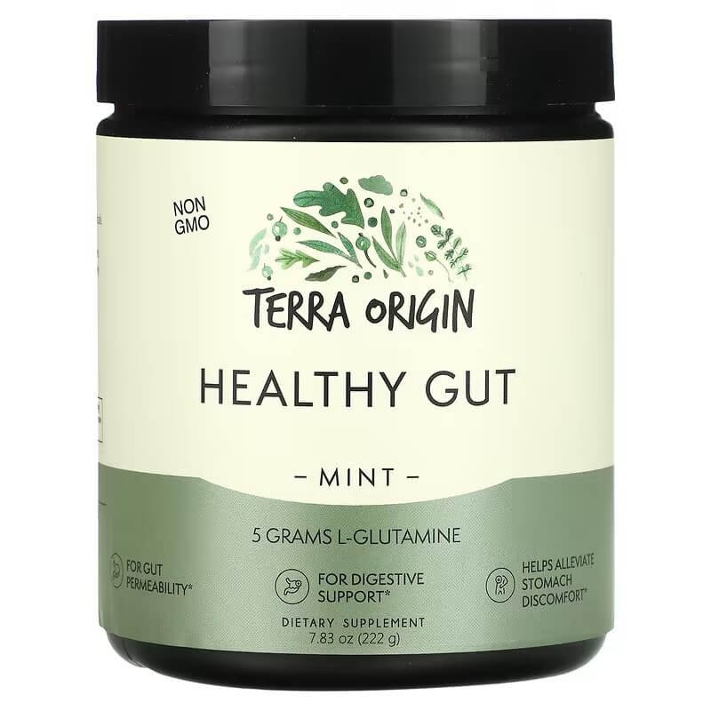 Healthy Gut Terra Origin 222 гр, мята terra origin healthy gut reset pm 60 капсул