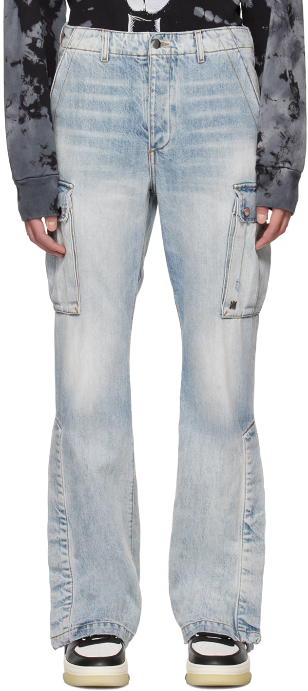 

Синие расклешенные джинсы AMIRI