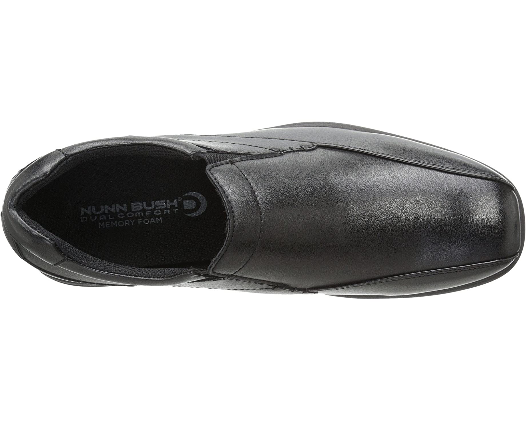 Лоферы Sanford Slip Resistant Bicycle Toe Work Slip-On Nunn Bush, черный - фото