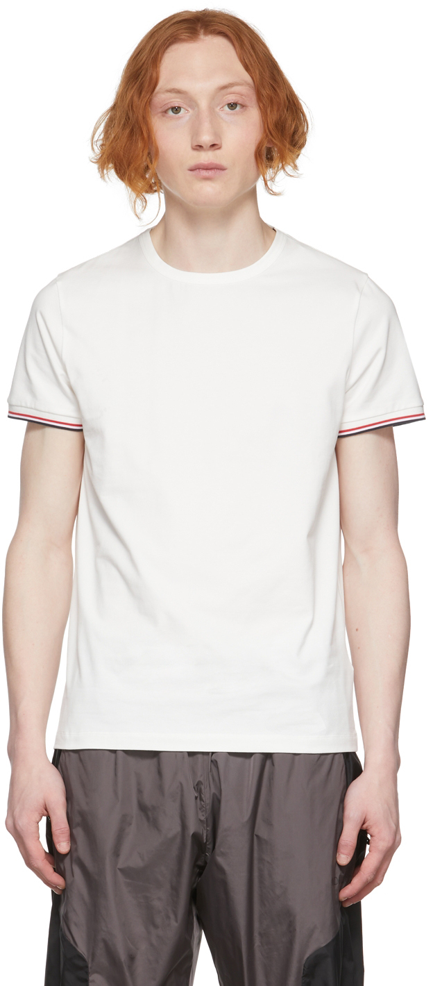 

Off-White футболка с логотипом Moncler, Белый
