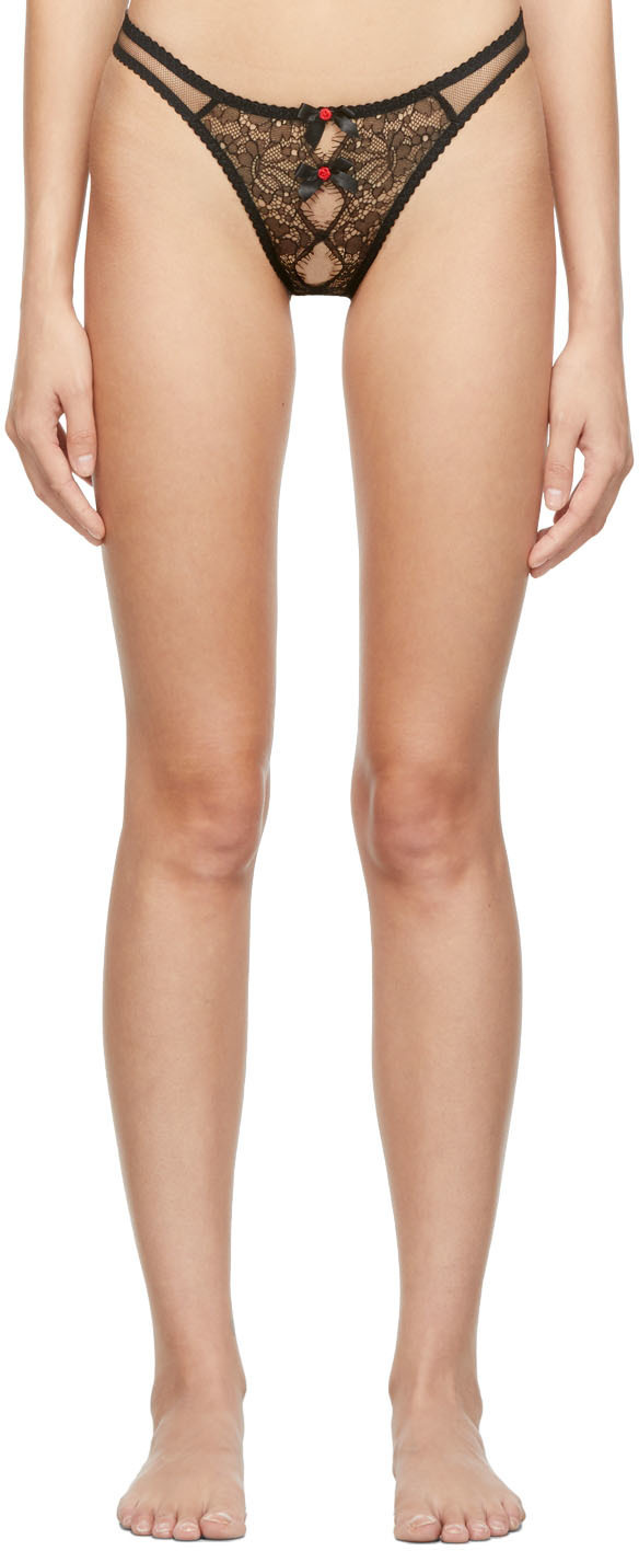 

Черные кружевные трусы Lorna Agent Provocateur