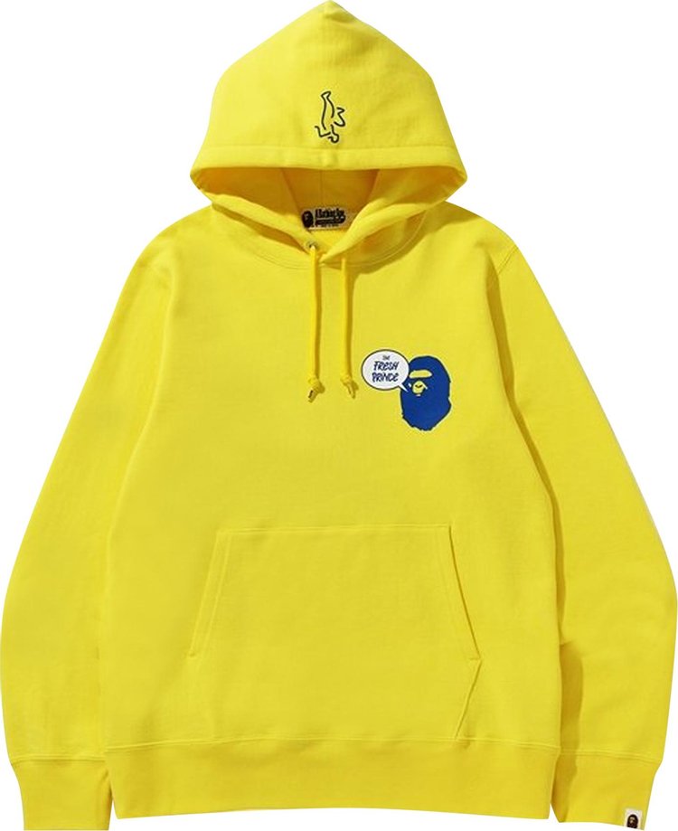Худи BAPE The Fresh Prince Pullover Hoodie 'Yellow', желтый awesome the fresh prince of bel air mens pullover cotton brand casual hoodie nice homme clothes fashion hodded streetwear