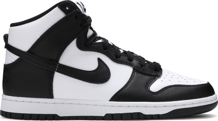 Кроссовки Nike Dunk High 'Black White', черный - фото