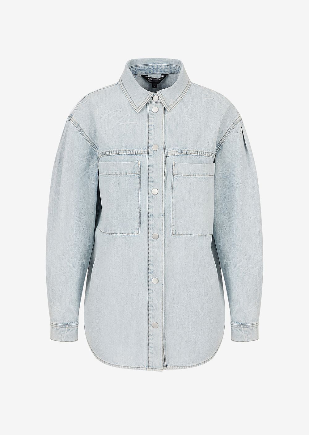 

Повседневные рубашка Armani Exchange, деним