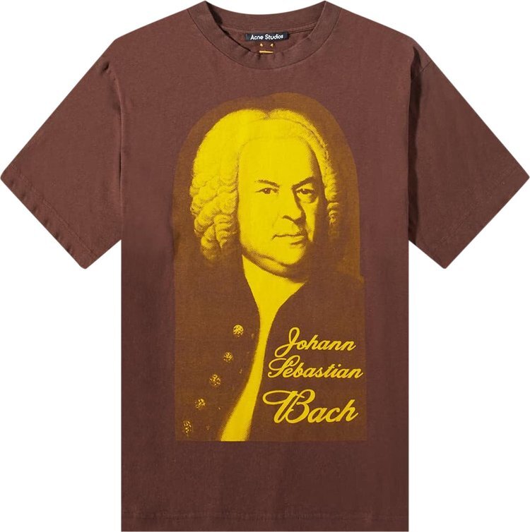 

Футболка Acne Studios Composer Crewneck T-Shirt 'Coffee Brown', коричневый