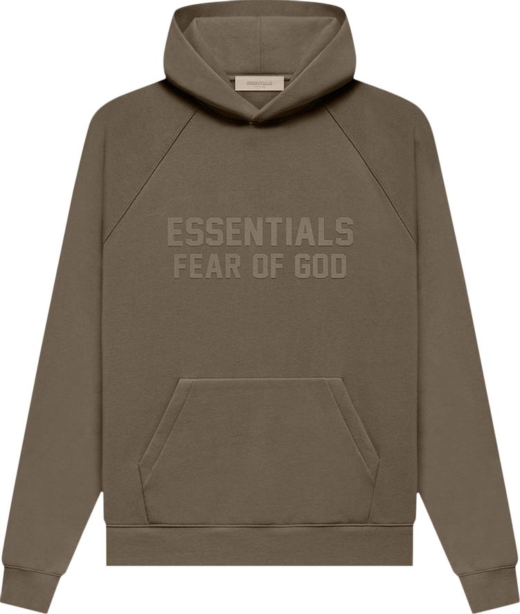 Худи Fear of God Essentials Hoodie 'Wood', коричневый - фото