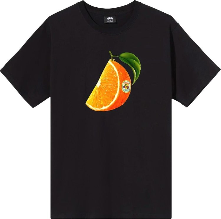 

Футболка Stussy Orange Slice Tee 'Black', черный