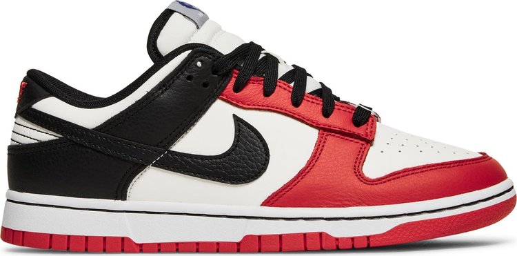 Кроссовки Nike NBA x Dunk Low EMB '75th Anniversary - Bulls', красный - фото