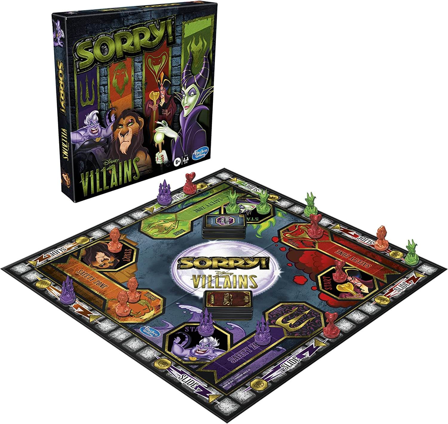 Настольная игра Hasbro Gaming: Sorry! Disney Villains Edition Kids –  заказать по выгодной цене из-за рубежа в «CDEK.Shopping»