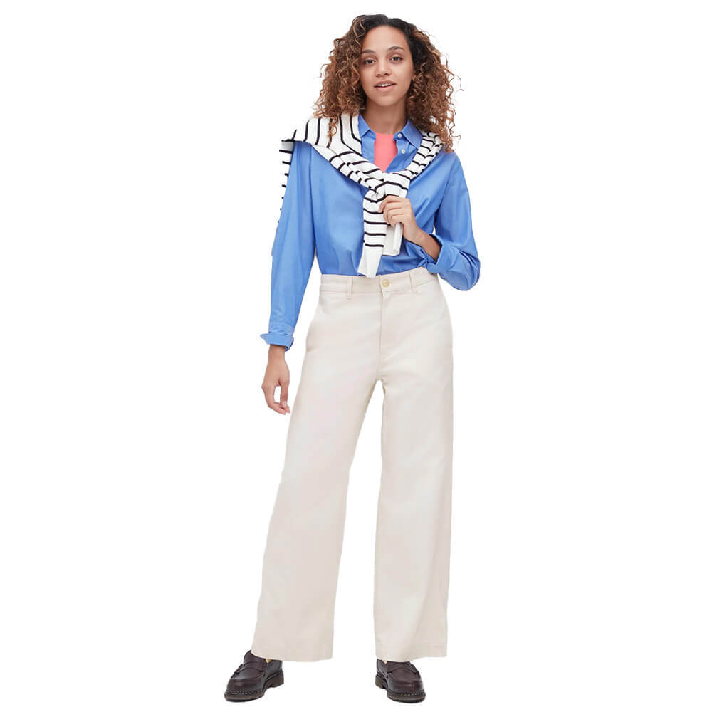

Брюки Uniqlo Cotton Baggy, белый