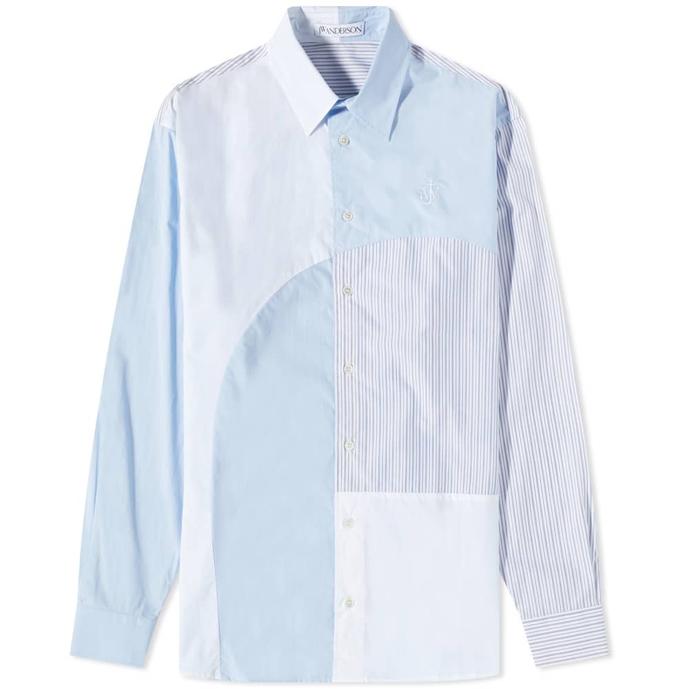

Рубашка JW Anderson Curved Patchwork Shirt