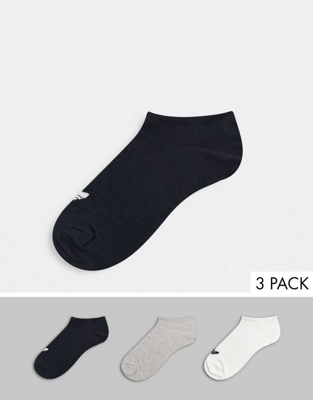 

Набор разноцветных спортивных носков adidas Originals adicolor Trefoil, 3 шт.