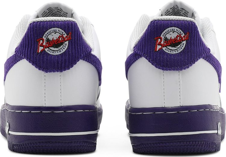 Nike Air Force 1 07 LV8 EMB White Court Purple CDEK.Shopping