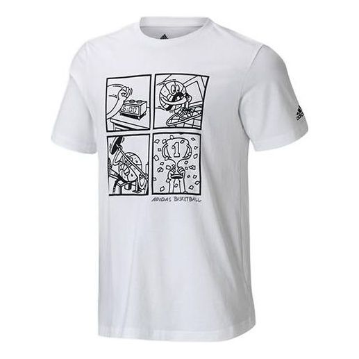 

Футболка Adidas Cartoon, белый