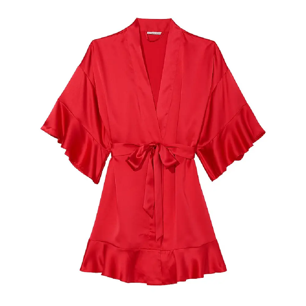 

Халат Victoria's Secret Georgette Flounce, красный