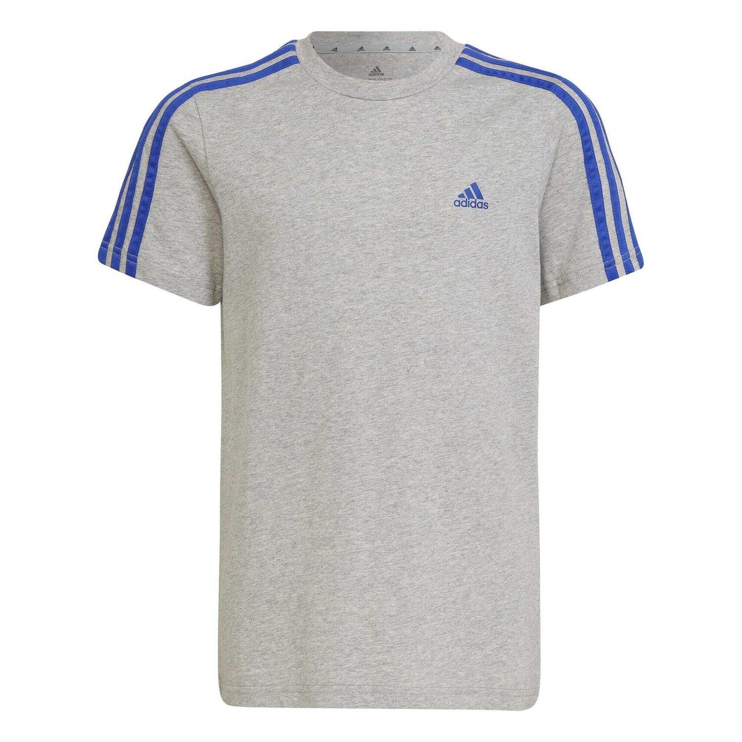

Детская футболка с 3 полосками adidas Essentials, серый