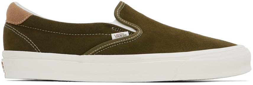 

Кроссовки Slip-On 59 цвета хаки OG Vans