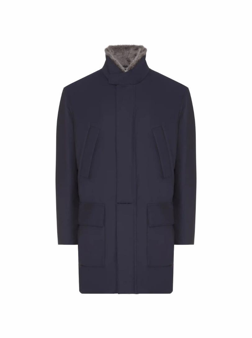 

Шерстяное пальто Loro Piana, Серый