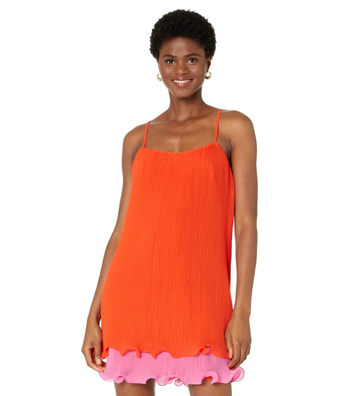 

Платье MILLY, Bianca Ruffle Hem Mini Dress