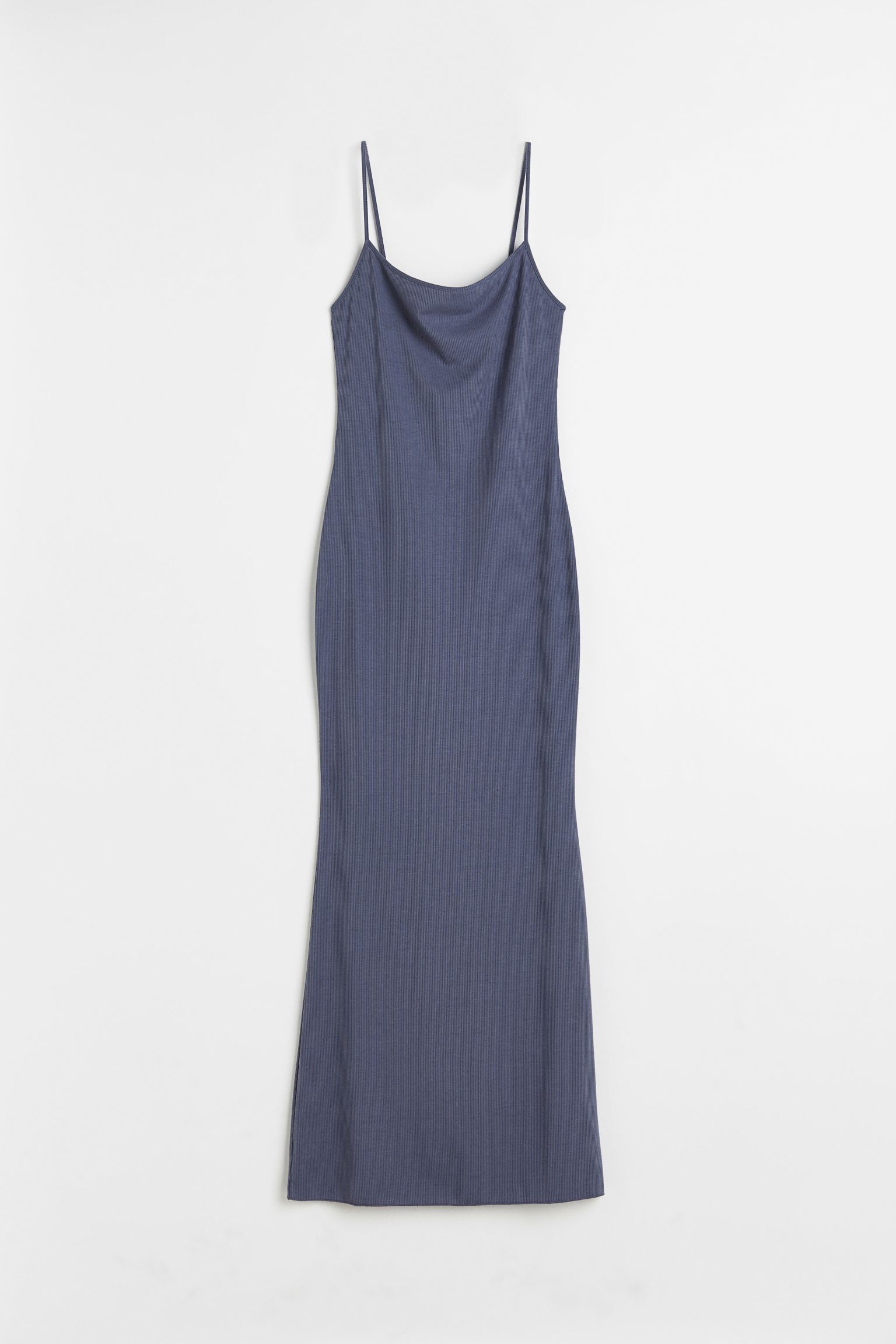 Платье H&M Ribbed, синий