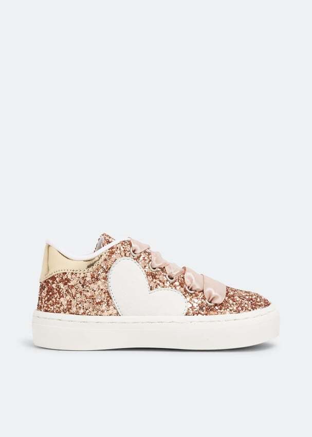 

Кроссовки BABYWALKER Glitter sneakers, розовый