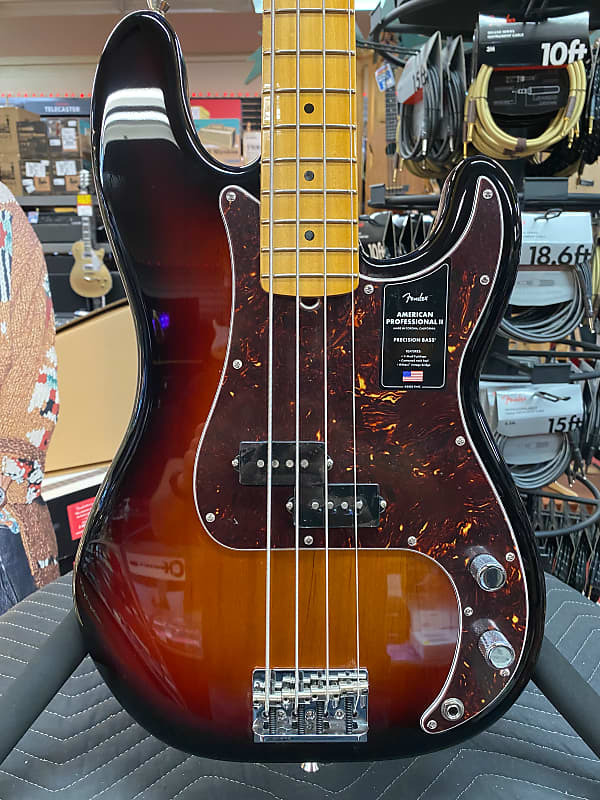 

Fender American Professional II Precision Bass, кленовый гриф, 3 цвета Sunburst AM Pro P-bass