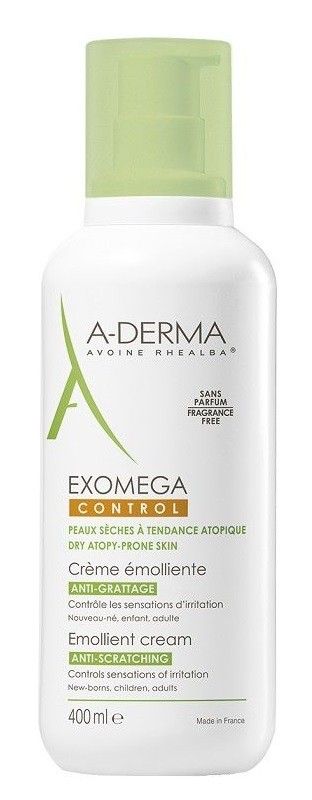 Aderma Exomega Control смягчающий крем, 400 ml