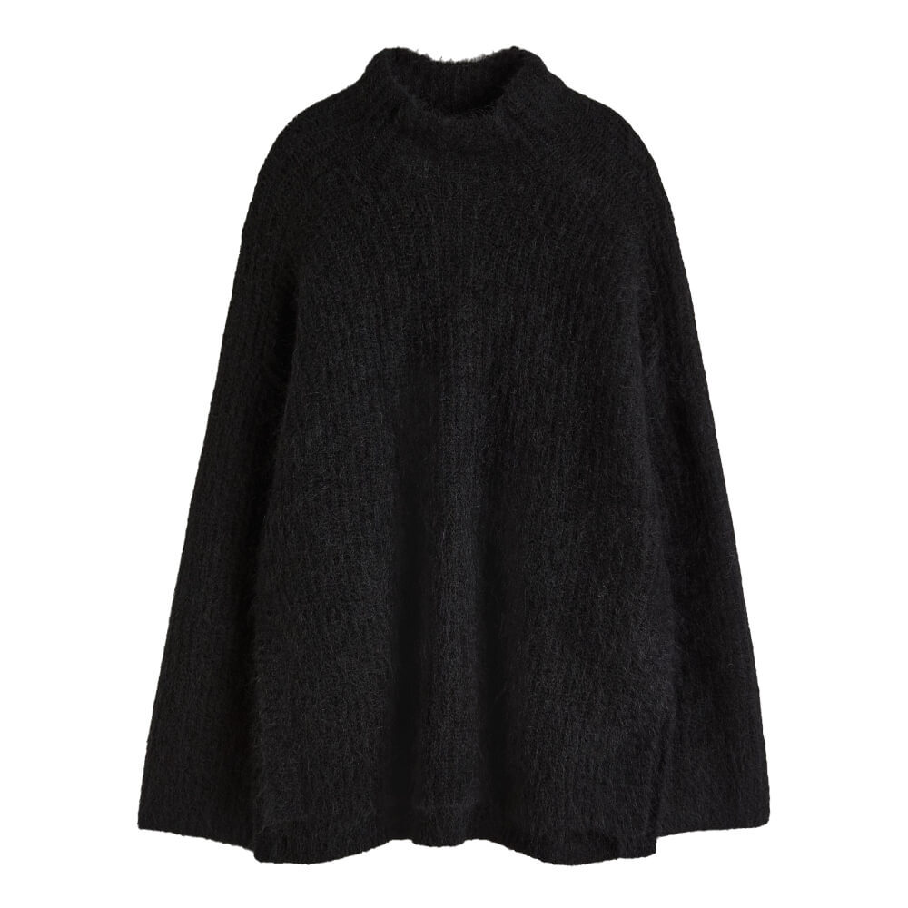

Свитер H&M Trend Oversized Wool-blend, черный