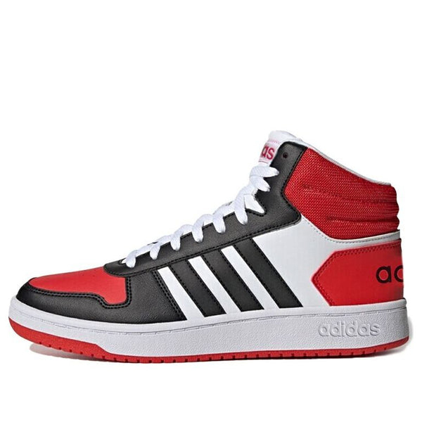

Кроссовки Adidas neo Hoops 2.0 Mid, Черный/Белый/Красный