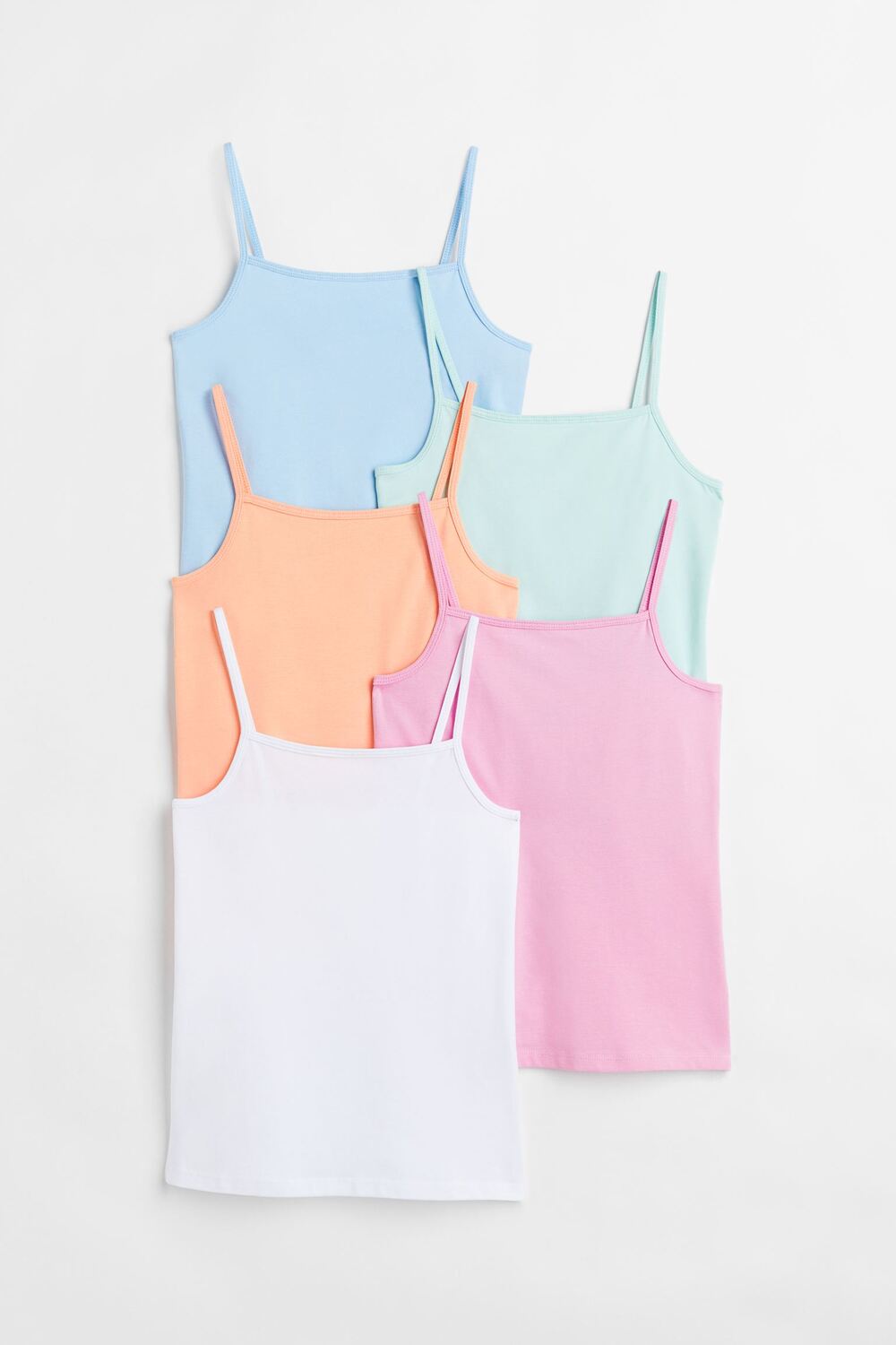 

5 комплектов безрукавок H&M, голубой/светло-зеленый