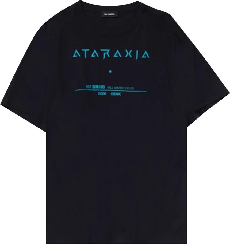 

Футболка Raf Simons Ataraxia Tour T-Shirt 'Black', черный