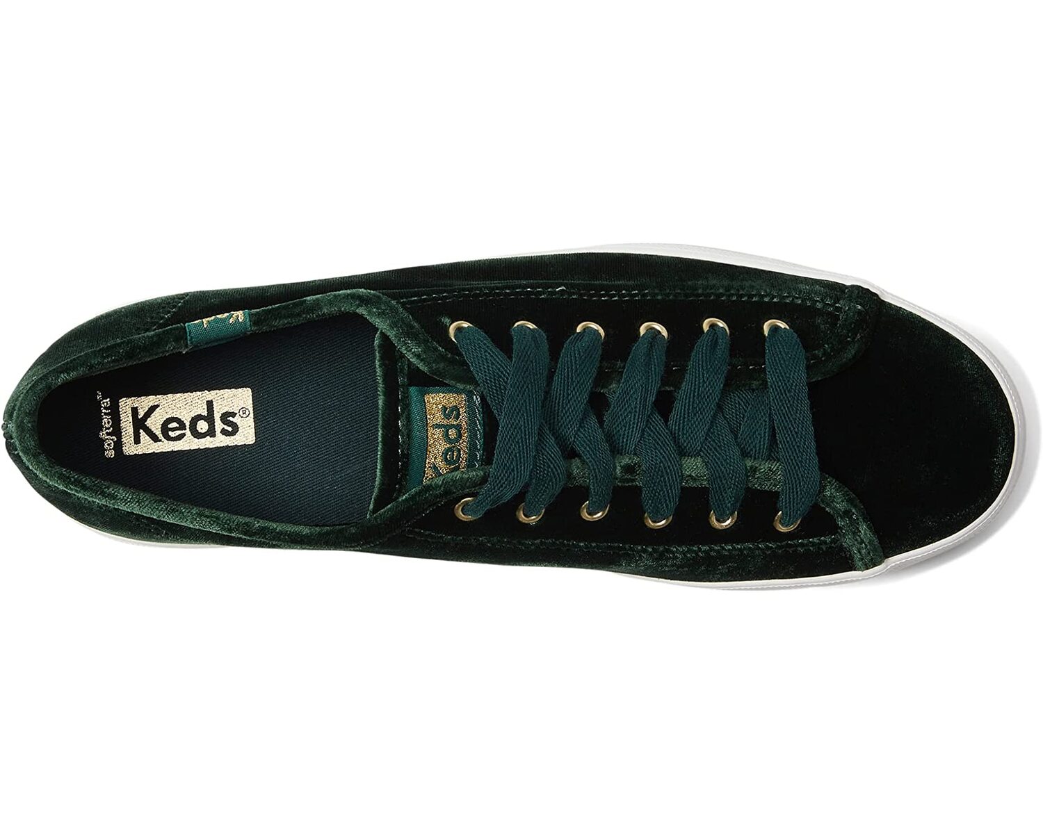 

Кроссовки Triple Up Beaded Keds, темно-зеленый