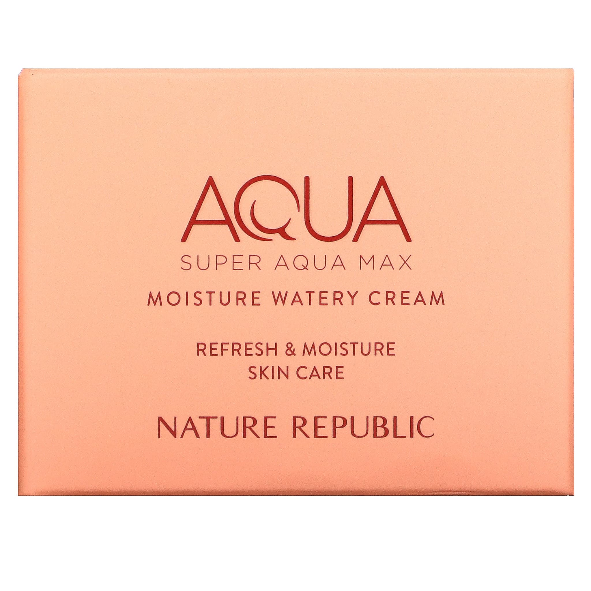 Republic super Aqua Max watery Emulsion 130 ml. Naturpapier Creme 80g.