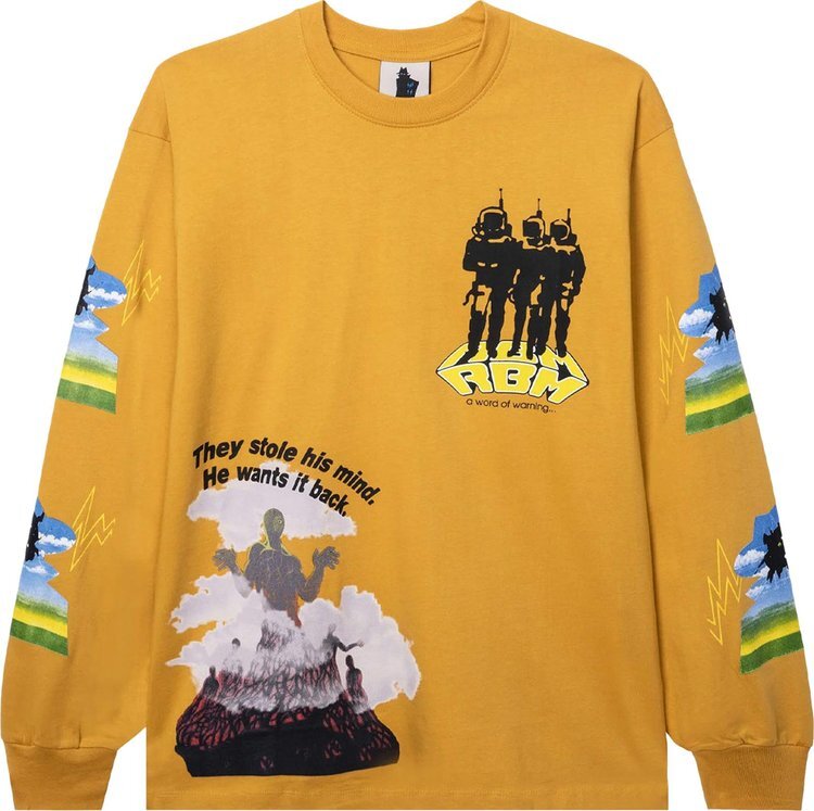 

Лонгслив Real Bad Man Hardcore Sci Fi Long-Sleeve Tee 'Down Brown', коричневый