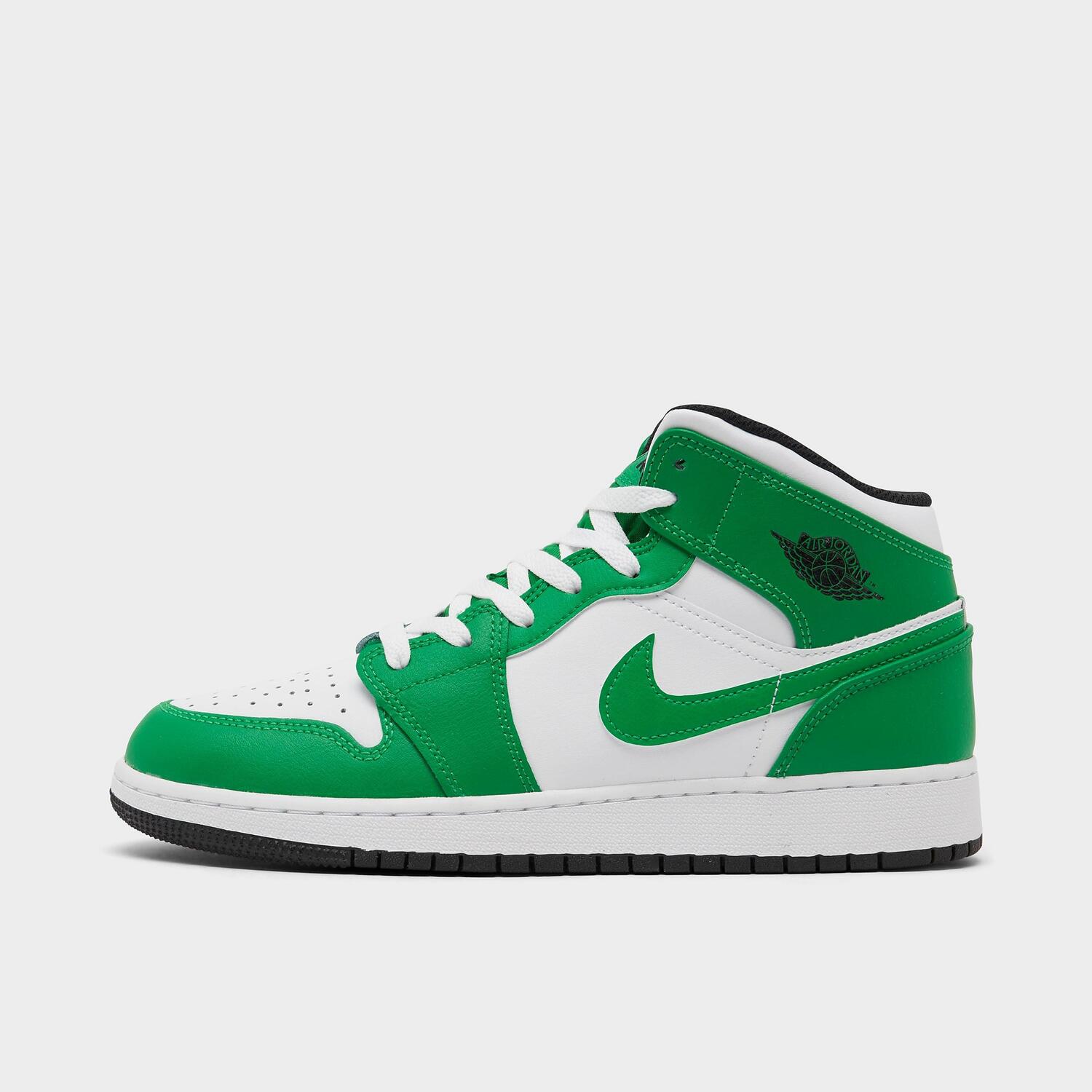 

Повседневная обувь Air Jordan Retro 1 Mid для больших детей, зеленый